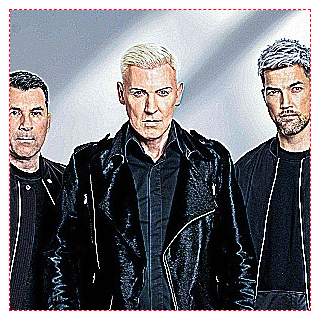 A group shot of Scooter that has been sharpened