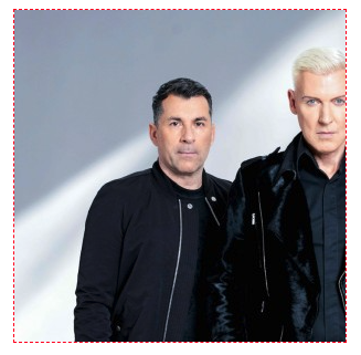 A group shot of Scooter that has been cropped